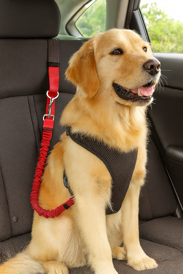 The Essential Car Safety Setup for Dogs: Why a Pet Seat Belt Leash is a Must-Have