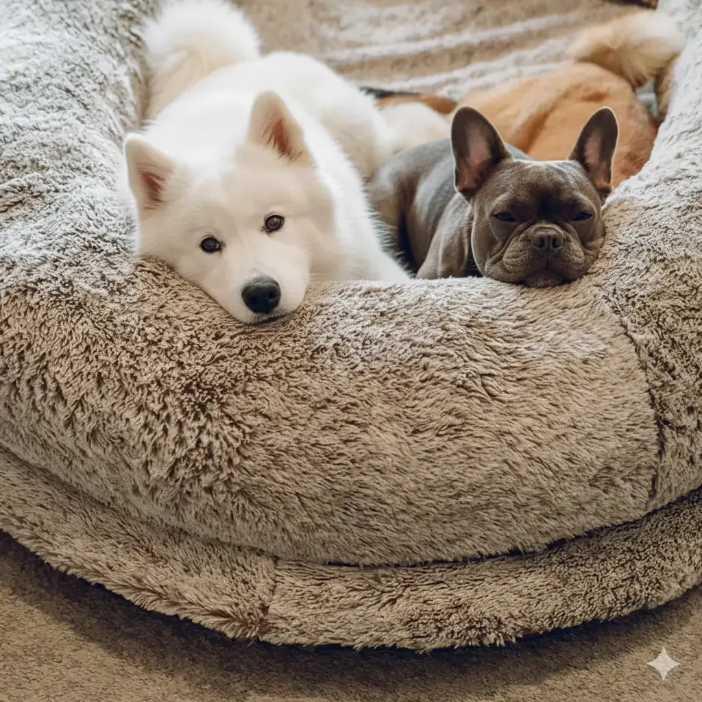 Companion Lounger Human Pet Bed | Cozy Shared Comfort for You & Your Pet