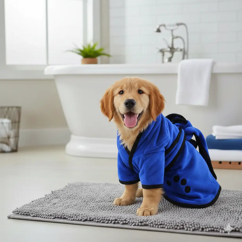 PerfectDry Doggie Bathrobe – The Ultimate Fast-Dry & Cozy Solution for Dogs