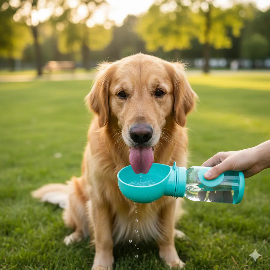Portable Dog Water Bottle – Leak-Proof, Safe & Travel-Friendly Hydration Anodic Products