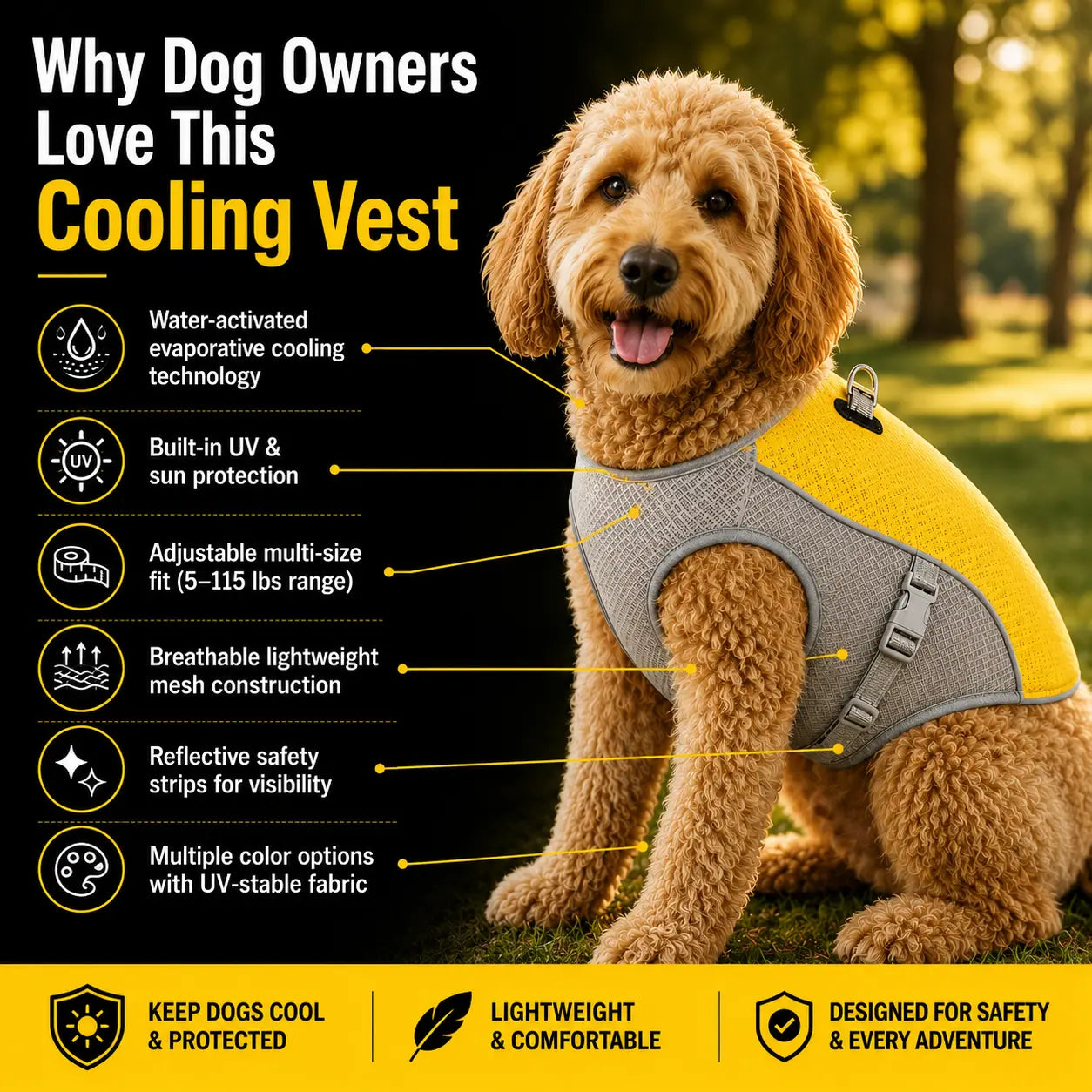 Dog Cooling Vest Guide: How to Keep Your Dog Safe, Cool & Comfortable in Summer