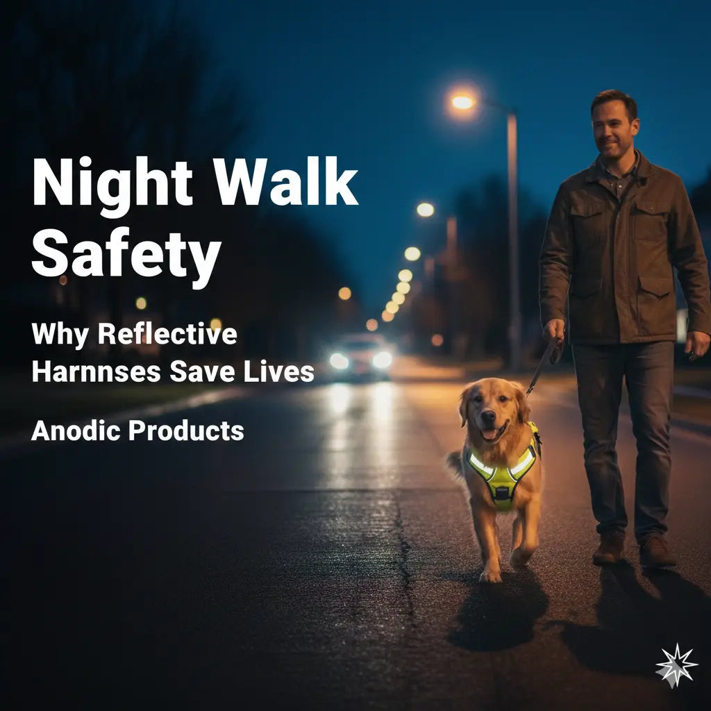 Night Walk Safety: How Reflective Harnesses Protect Dogs and Prevent Accidents