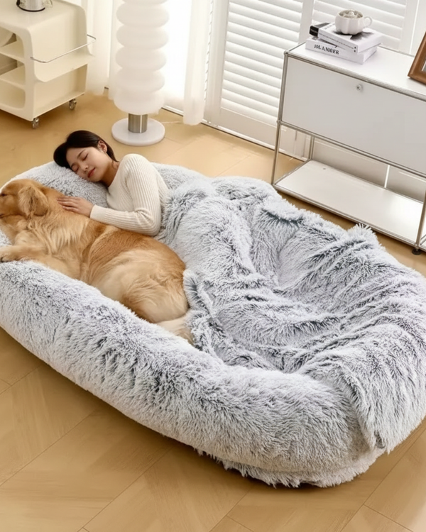 Cuddle Upgrade: Why the Companion Lounger Human Pet Bed is the Must-Have Item for Pet Parents