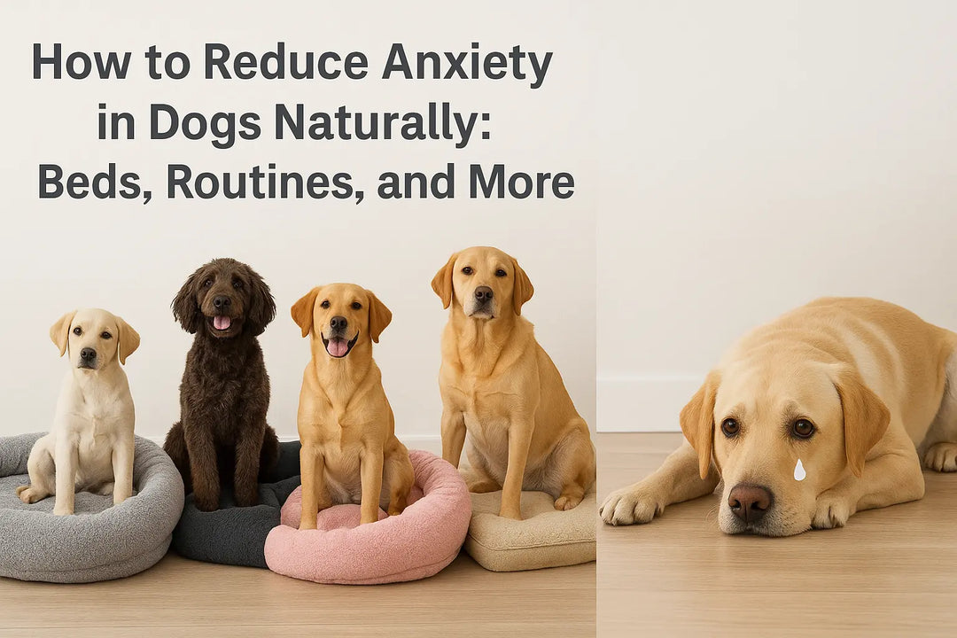 How to Reduce Anxiety in Dogs Naturally: Beds, Routines, and More