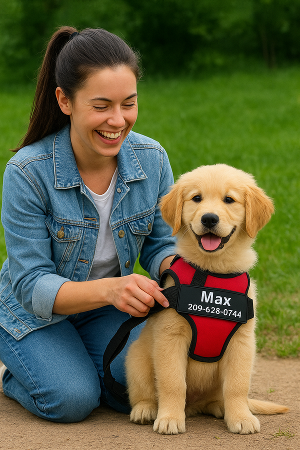 Best Ways to Introduce Your Puppy to a Personalized No-Pull Dog Harness