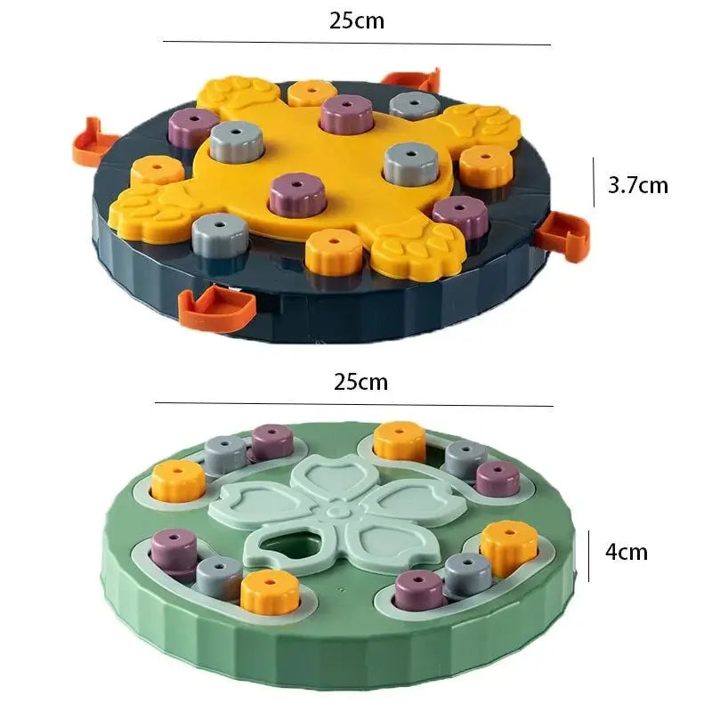 anti-choke pet puzzle bowl for healthy eating
