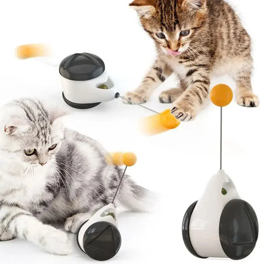 Motion-activated toy ball for pets
