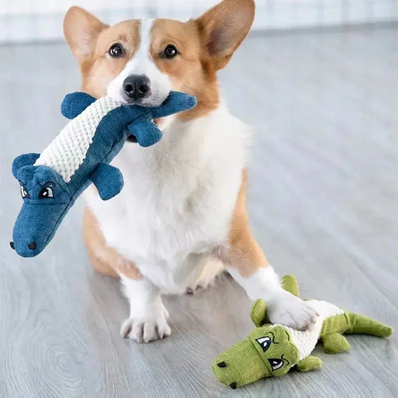 Tough dog chew toy made for hours of play and exercise