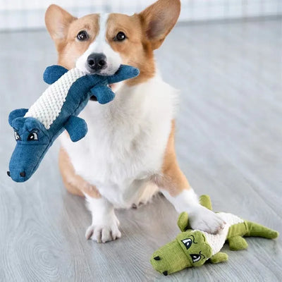 Tough dog chew toy made for hours of play and exercise