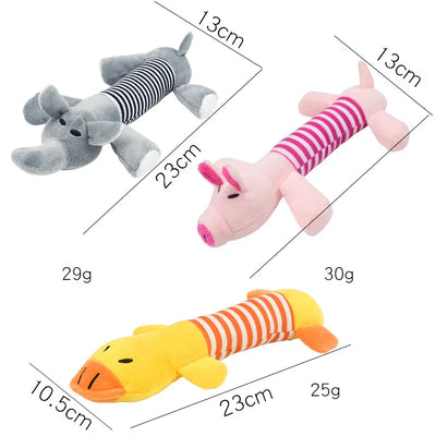 Plush chew toy that’s gentle on gums, perfect for cuddly dogs