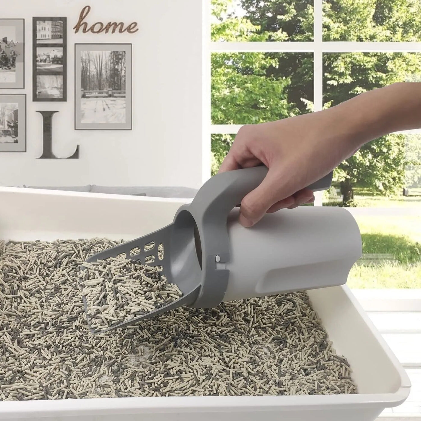 cat litter shovel for daily box cleaning