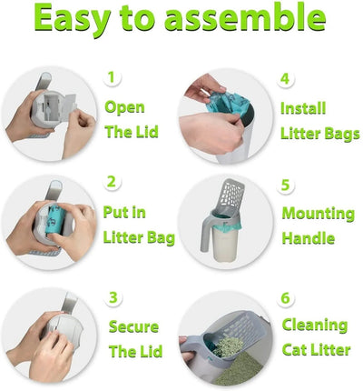 cat litter shovel with sifting holes