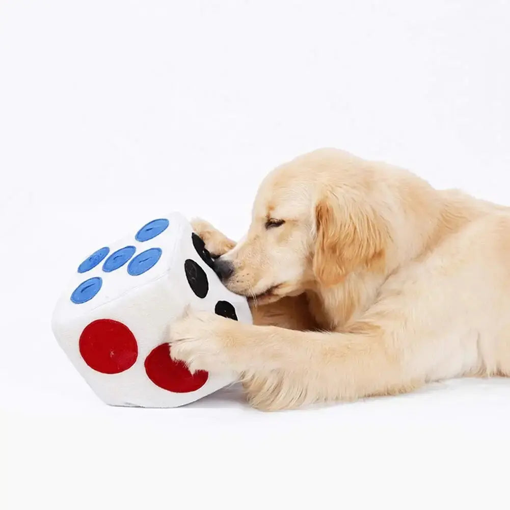Chewable dog feeder toy