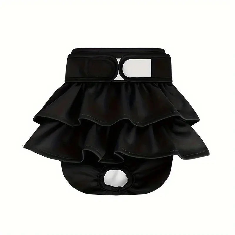 black dog diaper for small and large dogs