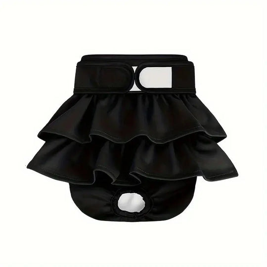 black dog diaper for small and large dogs