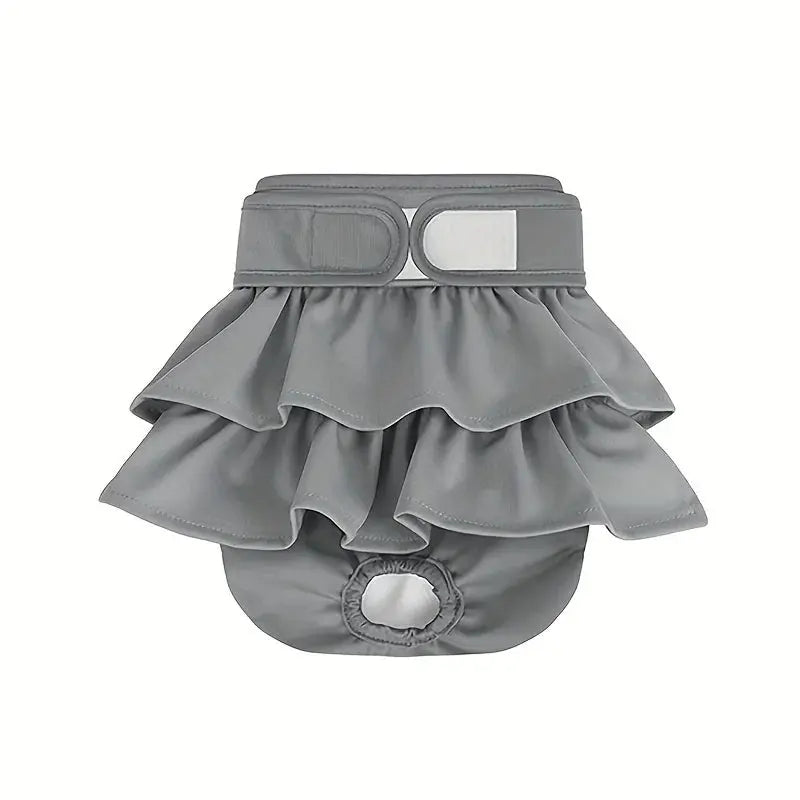 washable grey dog diaper for male and female dogs

