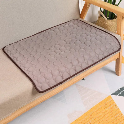 Dog cooling pad for crate