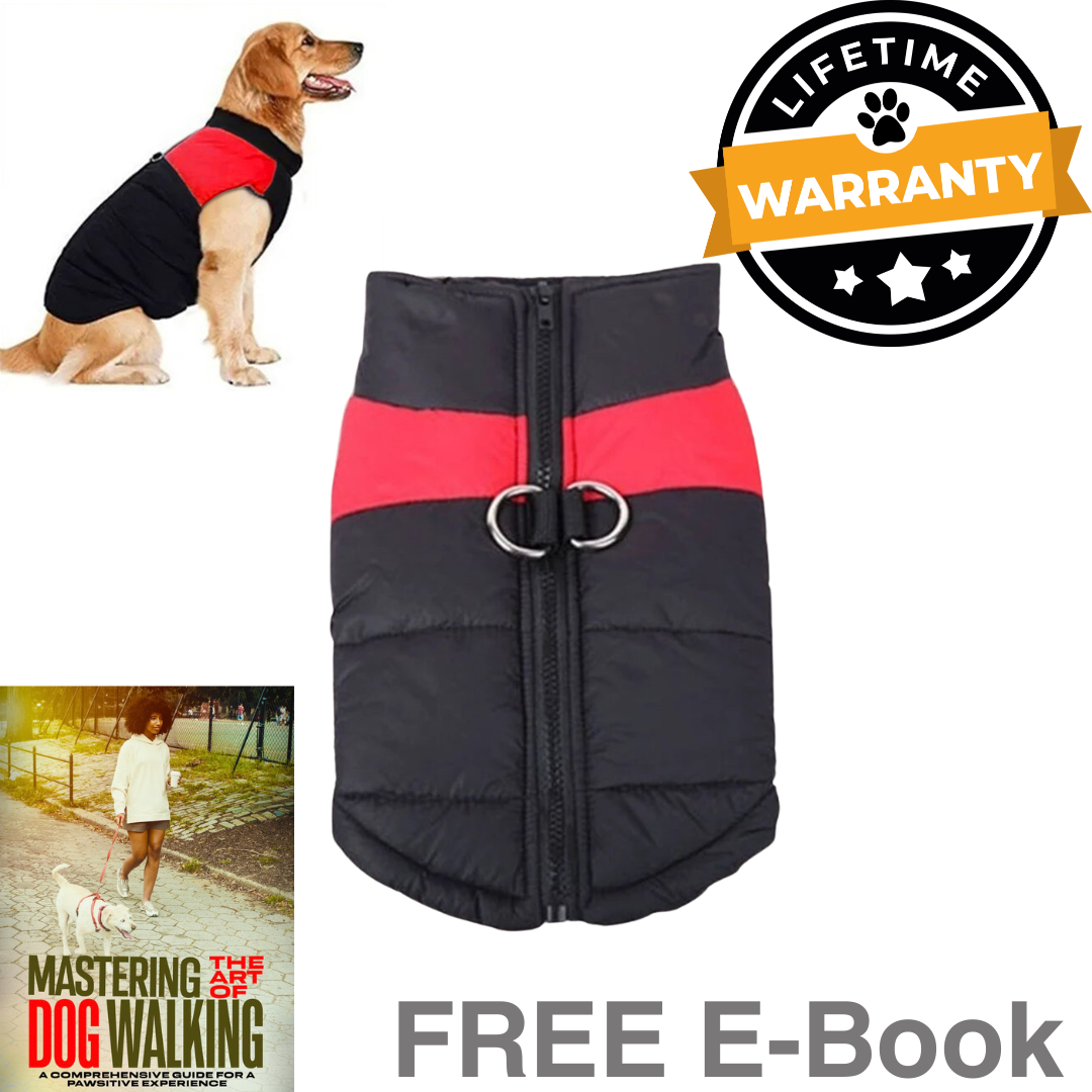 reversible winter dog vest for pets
