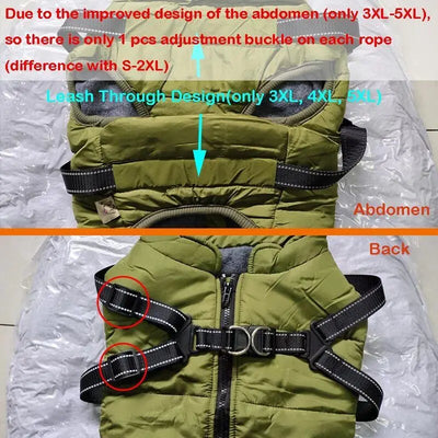 adjustable waterproof dog raincoat for a comfortable fit