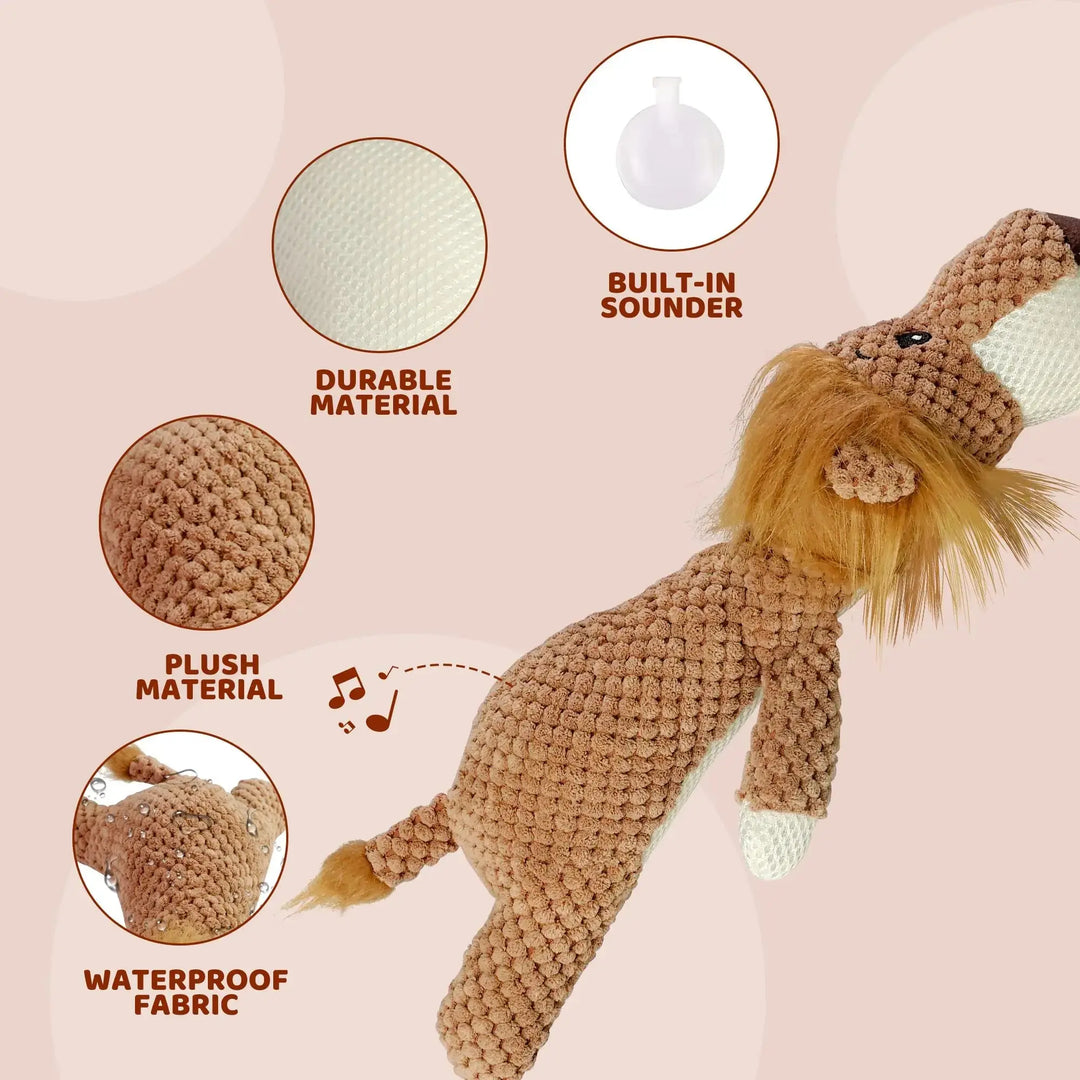 Plush cuddle toy for dogs