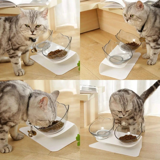 Cute anti-slip bowl for cats