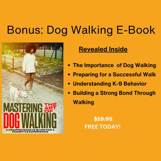 Dog Walking E-Book Cover.








