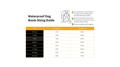 Reflective Waterproof Dog Boots