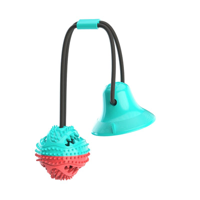 Dog tug toy with easy-grip handle