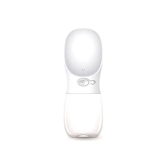 water bottle with built-in dog dispenser