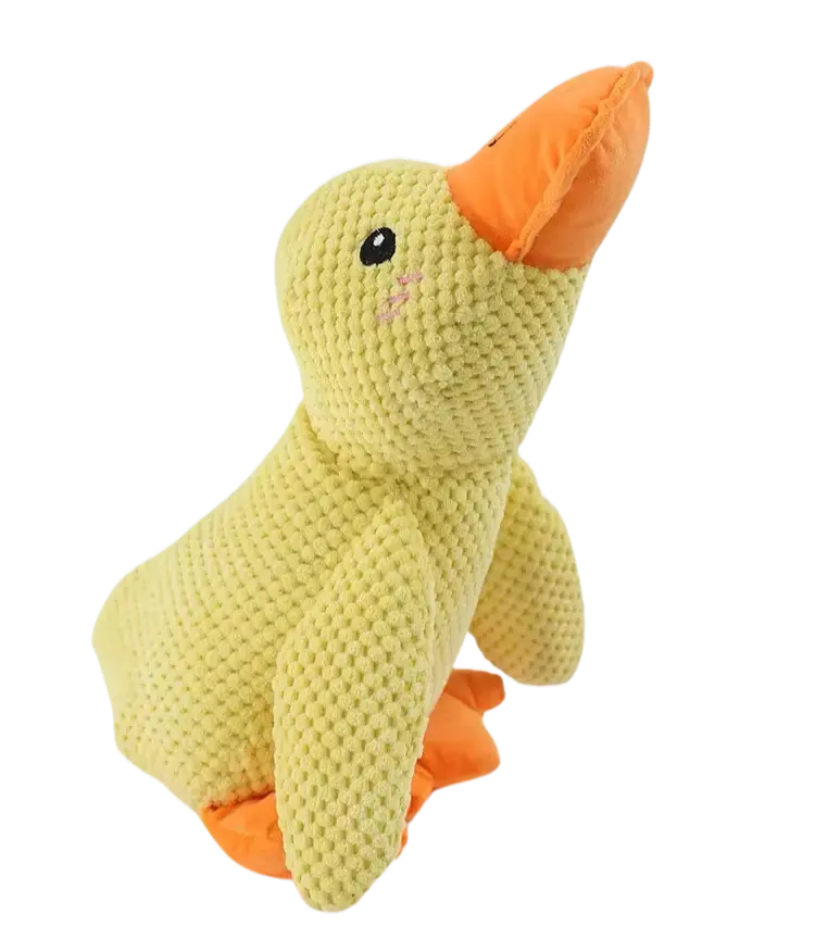 Durable Tough Duck Calming Chew Toy designed for dogs 
