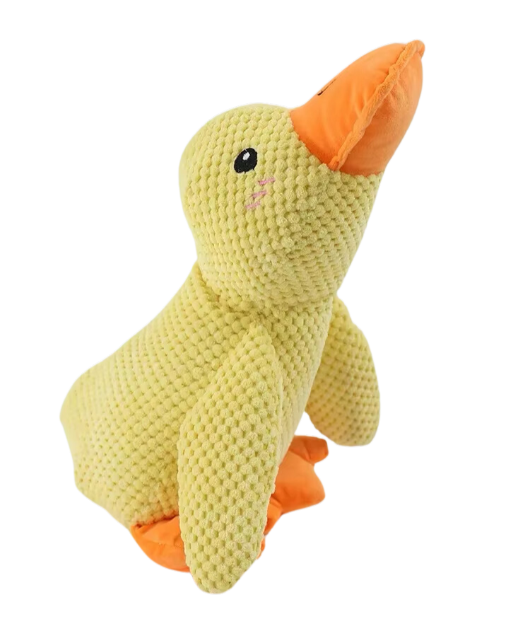 Durable Tough Duck Calming Chew Toy designed for dogs 