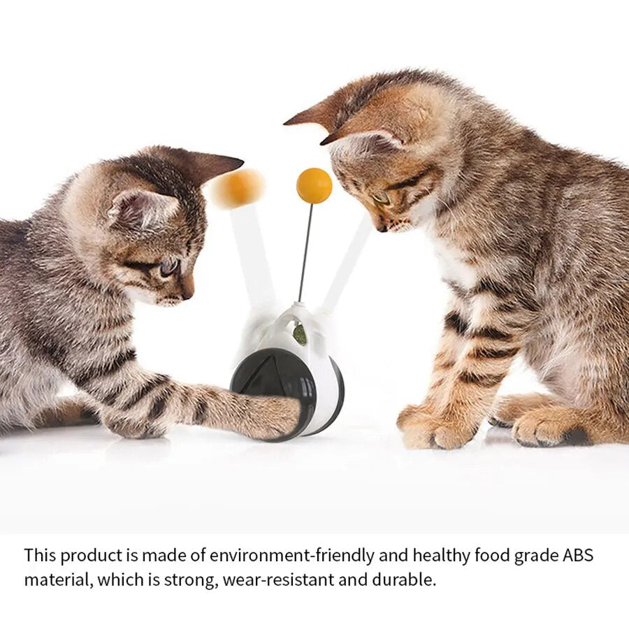 Safe, eco-friendly rotating toy for pets