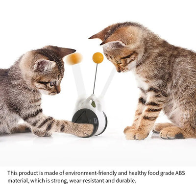 Safe, eco-friendly rotating toy for pets