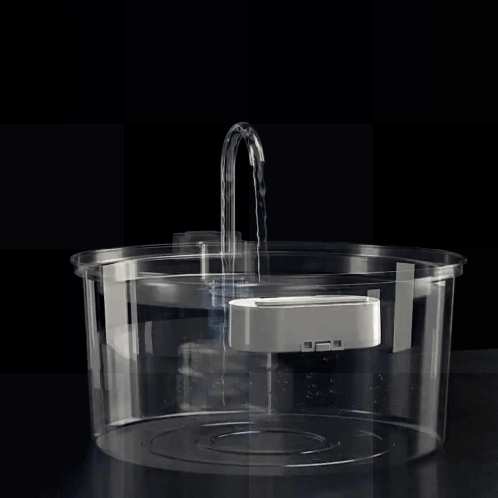 Stainless steel pet water fountain with advanced filtration system for clean and fresh drinking water