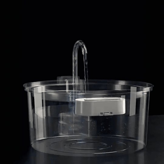 Stainless steel pet water fountain with advanced filtration system for clean and fresh drinking water