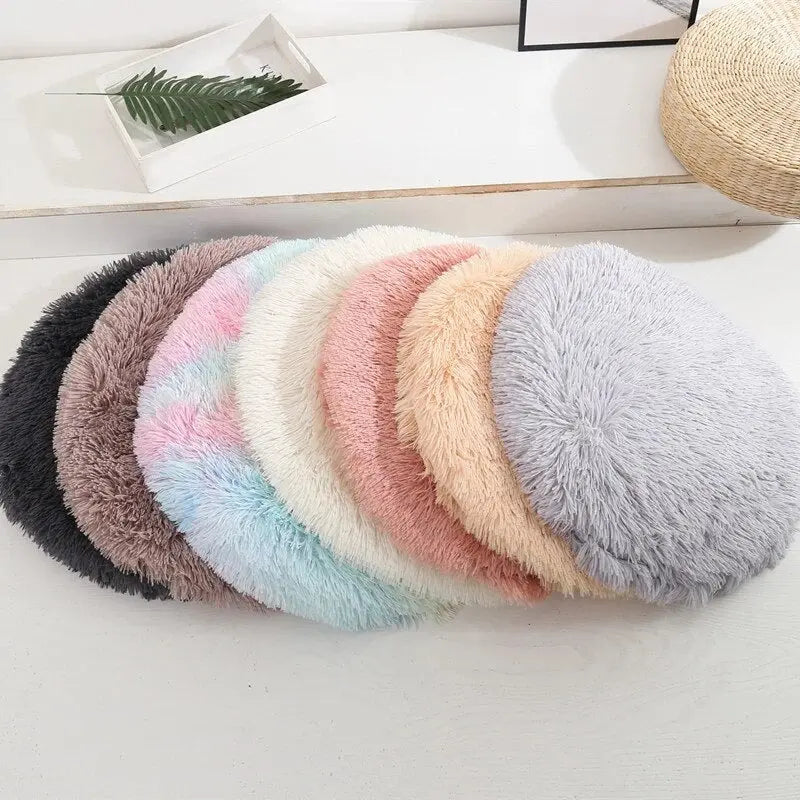 Fluffy dog cushion for comfort and warmth