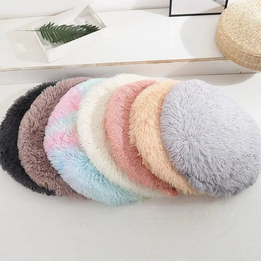 Fluffy dog cushion for comfort and warmth