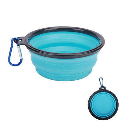 Folding happy Pet Travel Bowl