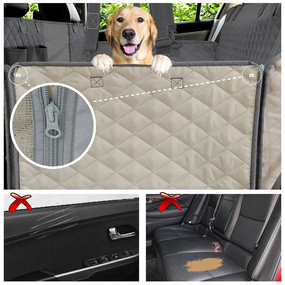 how to install a dog hammock car seat cover for full protection