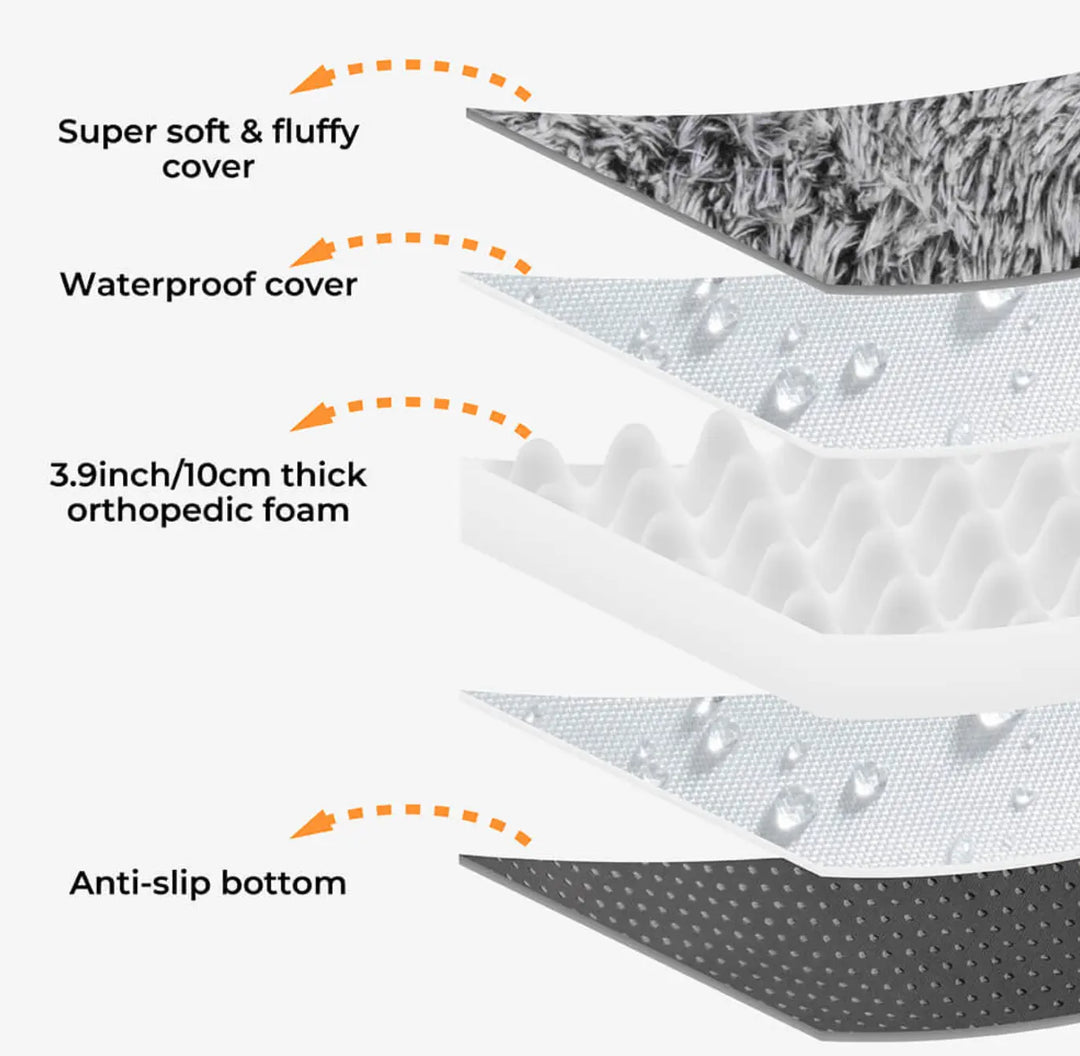 soft fluffy human pet bed cover for cozy dog snuggles, Best bed for dos