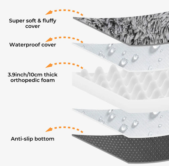 soft fluffy human pet bed cover for cozy dog snuggles, Best bed for dos