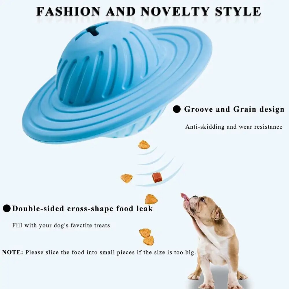 Fun flying feeder toy for dogs