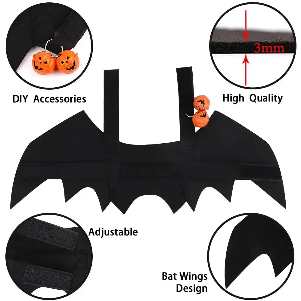  light bat wings costume for dogs – cute and comfortable Halloween wear