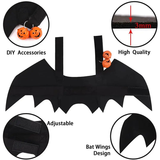  light bat wings costume for dogs – cute and comfortable Halloween wear