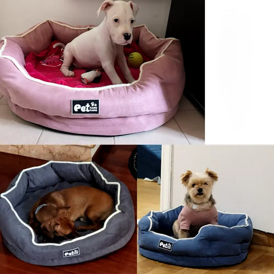 Cozy memory foam dog bed for restful sleep