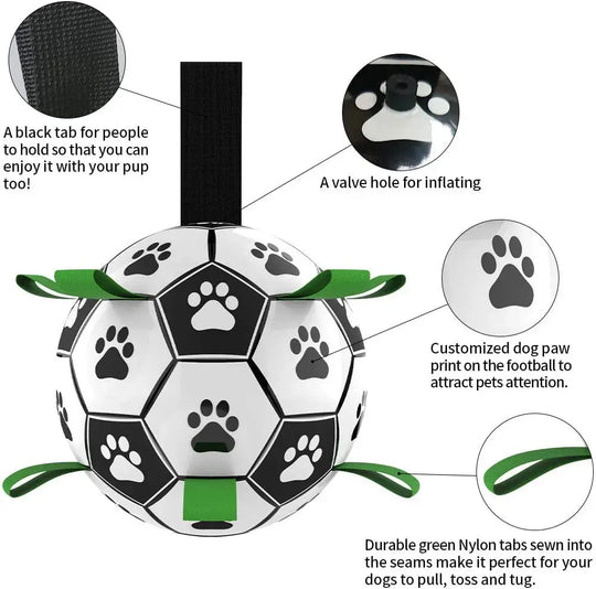 Non-toxic soccer ball designed for rough play
