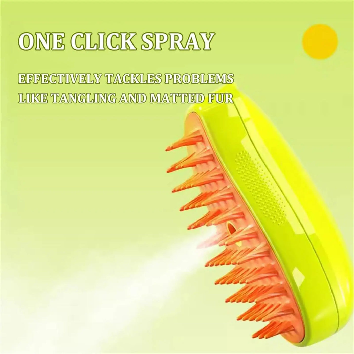 Steam-powered brush for smooth