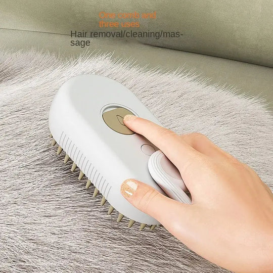 top-rated professional grooming brush for pets with steam technology