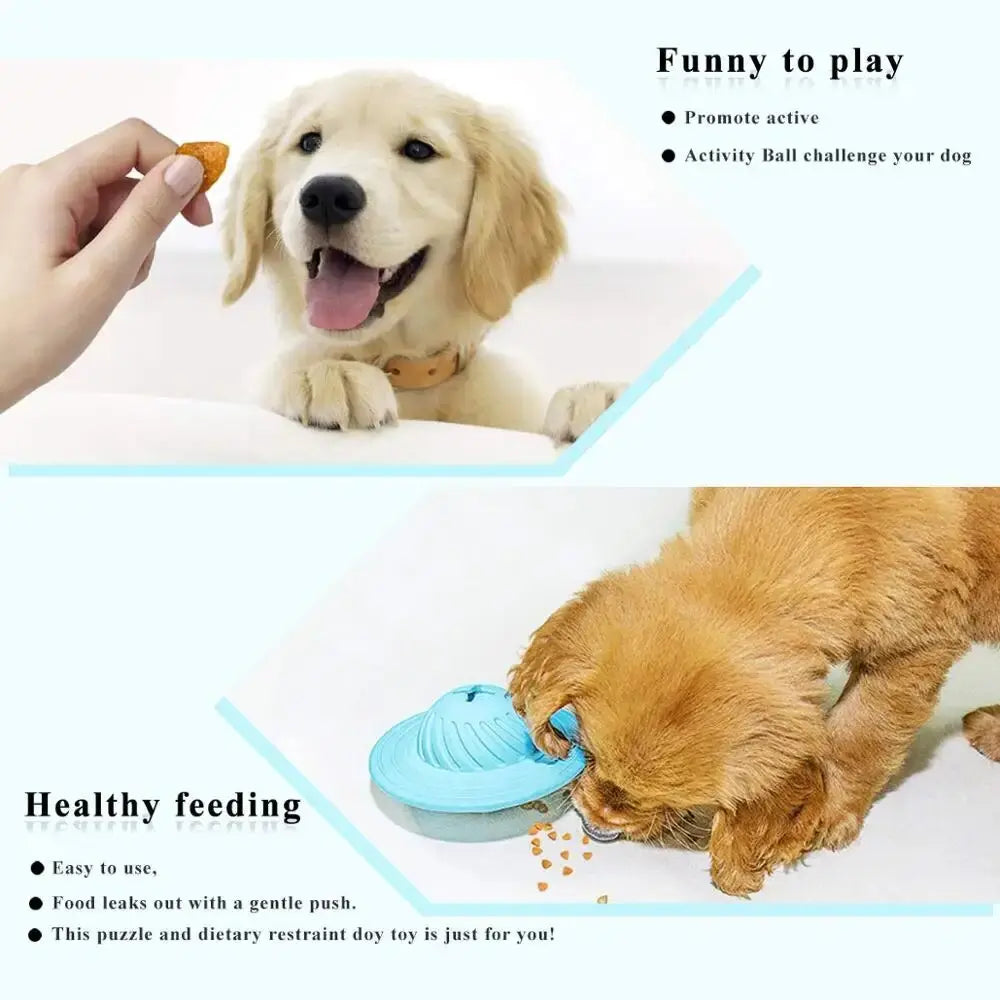 Flying disk toy with treat dispenser for pets