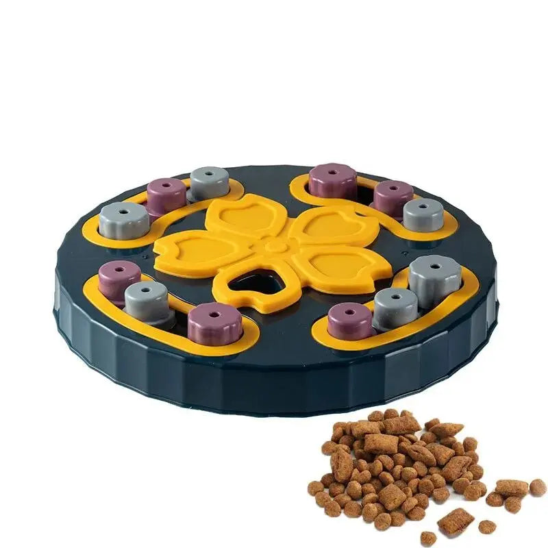 puzzle food bowl to stimulate pets

